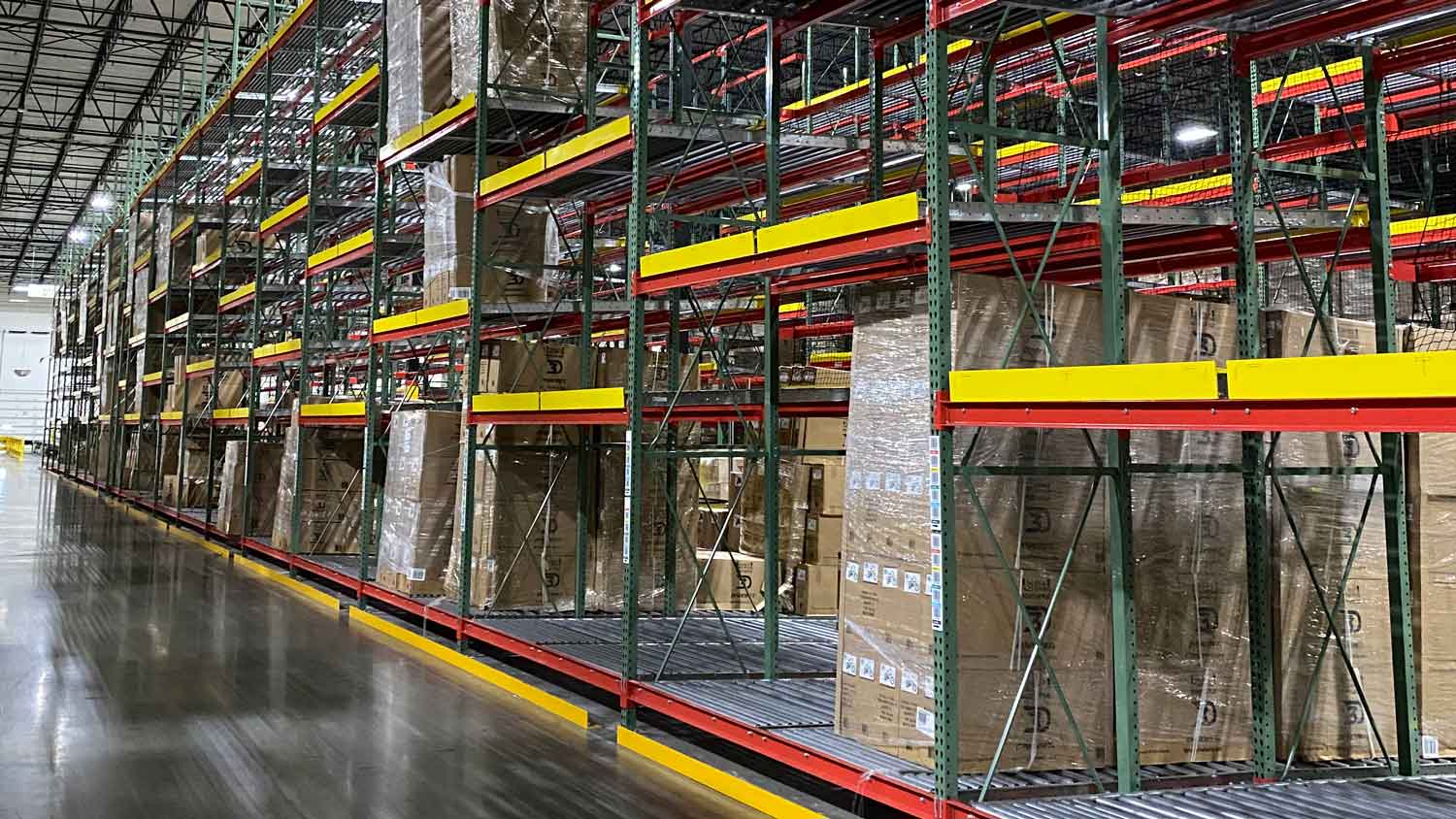 Pallet Flow Rack System Project