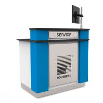 Rousseau Metal Service Advisor Desks