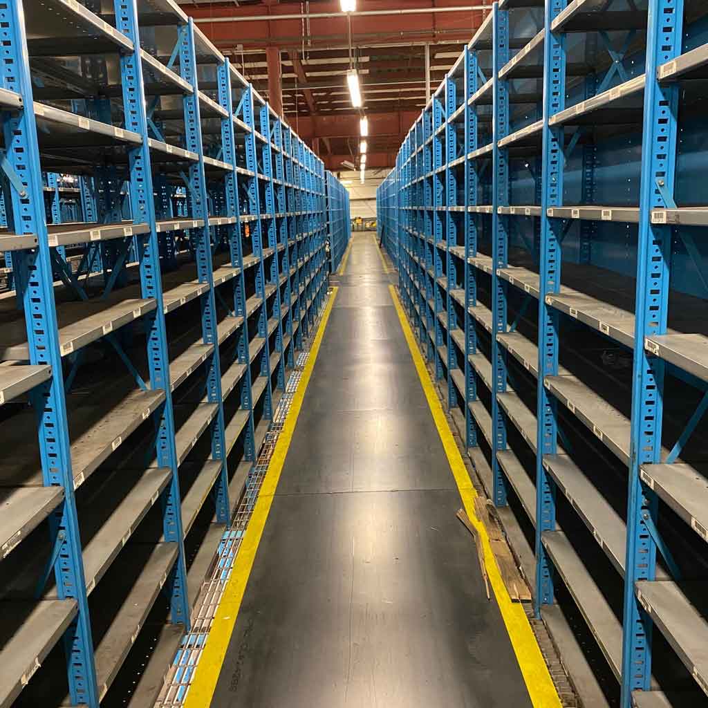 Used Industrial Shelving