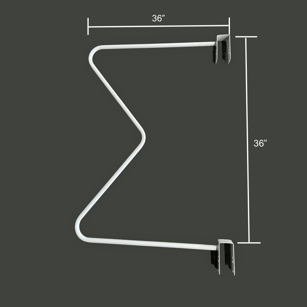 Pallet rack m bar divider
