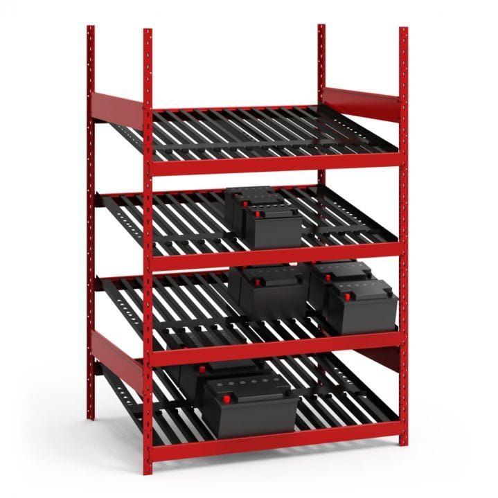 Rousseau Battery Rack Red SRP 0490