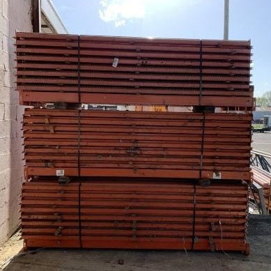 Used Interlake Mecalux Pallet Rack Teardrop Beams 100" wide