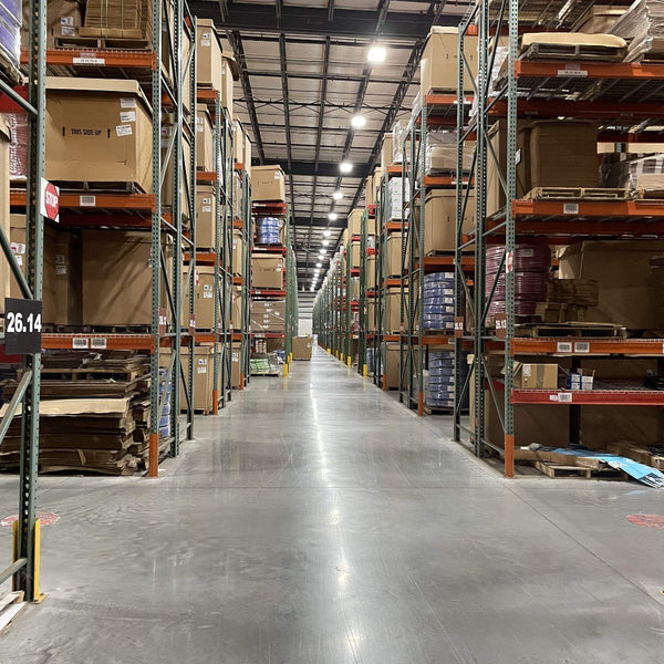 Used Pallet Rack Teardrop Beams 108