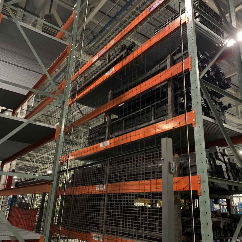 Custom Pallet Rack Safety Netting - Trammell Equipment Company