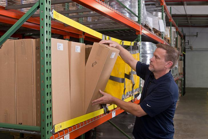 Rack Safety Sliding Net for Order Picking | Trammell Equipment Company