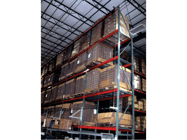 Pallet Rack Safety Netting Tall