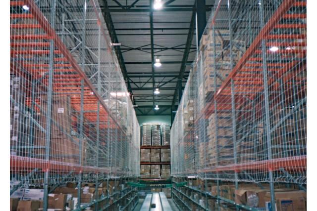 Custom Pallet Rack Safety Netting - Trammell Equipment Company