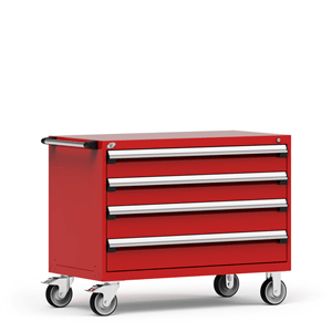 Rousseau Mobile Modular Toolbox Red 
