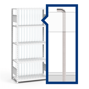 Rousseau Dividing Rod for Shelves