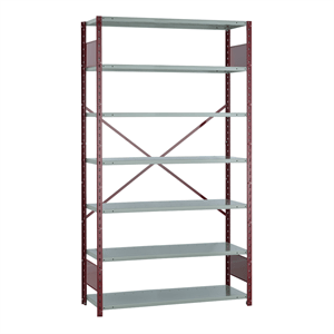 Rousseau Shelving Open with 7 Shelves