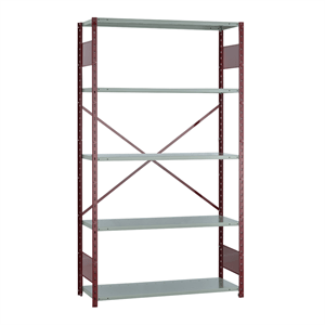 Rousseau Open Style Shelving with 5 Shelves