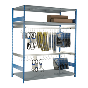 Strong-Hold Industrial Uniform Cabinet [Full-Width Hanging Rod] - Trammell  Equipment Company