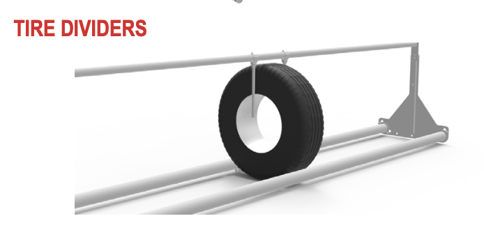 Vidir Tire Divider for Tire Carousel