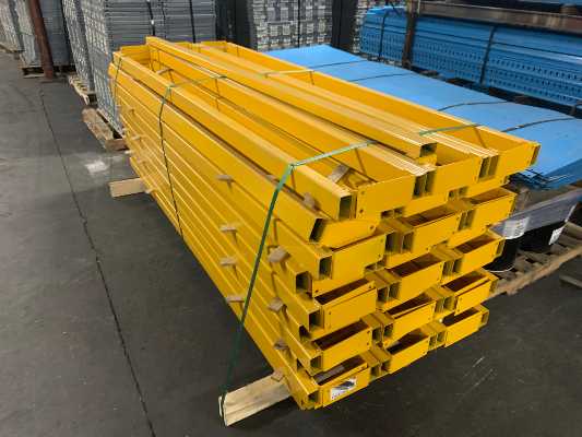 Speedrack Back Stop Beams Yellow in Stock