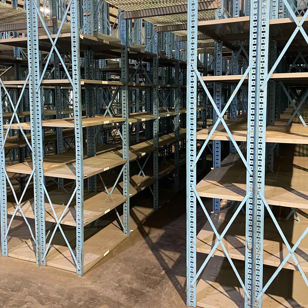 Used Industrial Racking Used Industrial Steel Shelving for Sale | Heavy Duty - Trammell ...