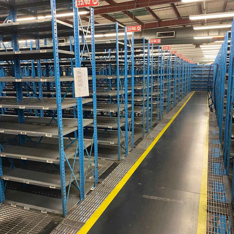 Used Industrial Steel Shelving for Sale Heavy Duty Trammell