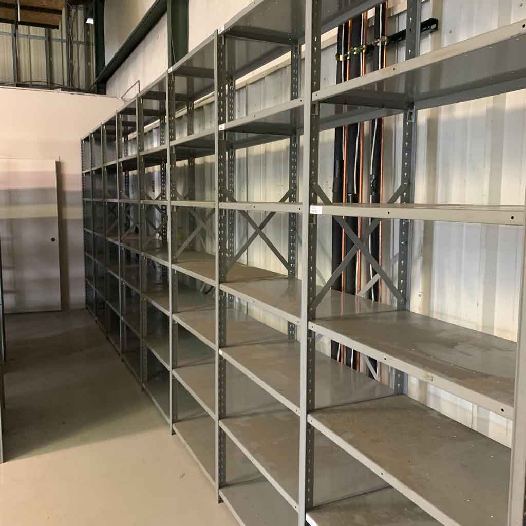 Used industrial shelving lyons