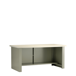 Workbench with closed legs