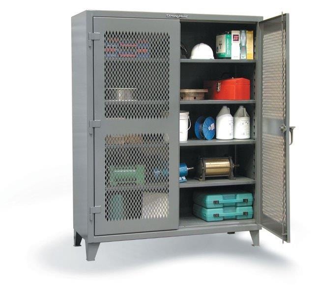 Strong-Hold Ventilated Industrial Storage Cabinet